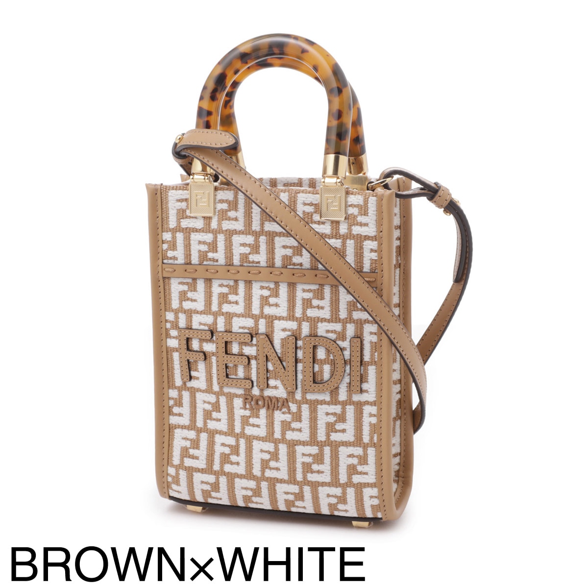 FENDI フェンディ トートバッグ 2WAY/SUNSHINE SHOPPER MINI