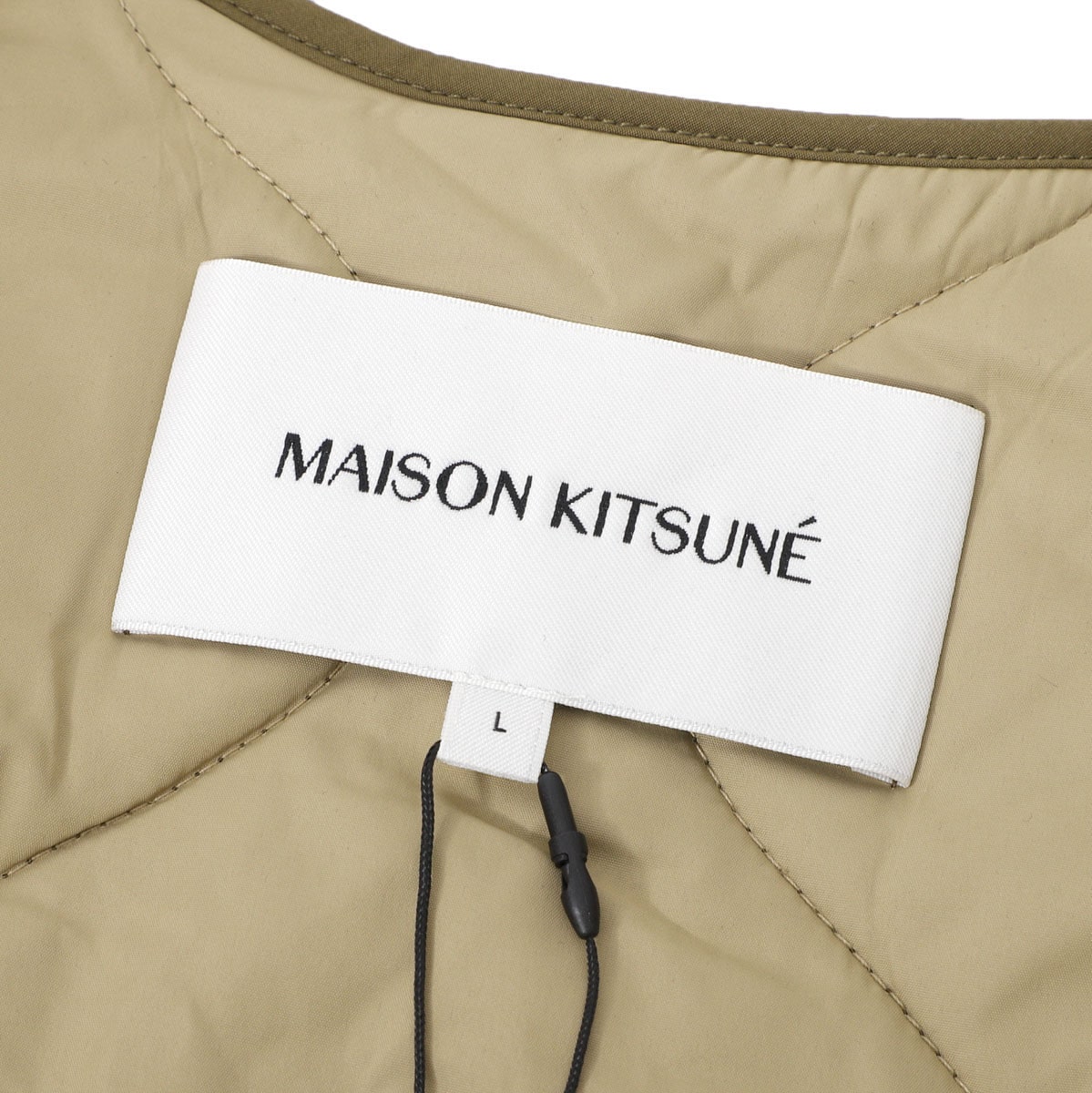 メゾンキツネ MAISON KITSUNE ノーカラージャケット レディースM アウトレット】MAISON KITSUNE メゾンキツネ ノーカラージャケット