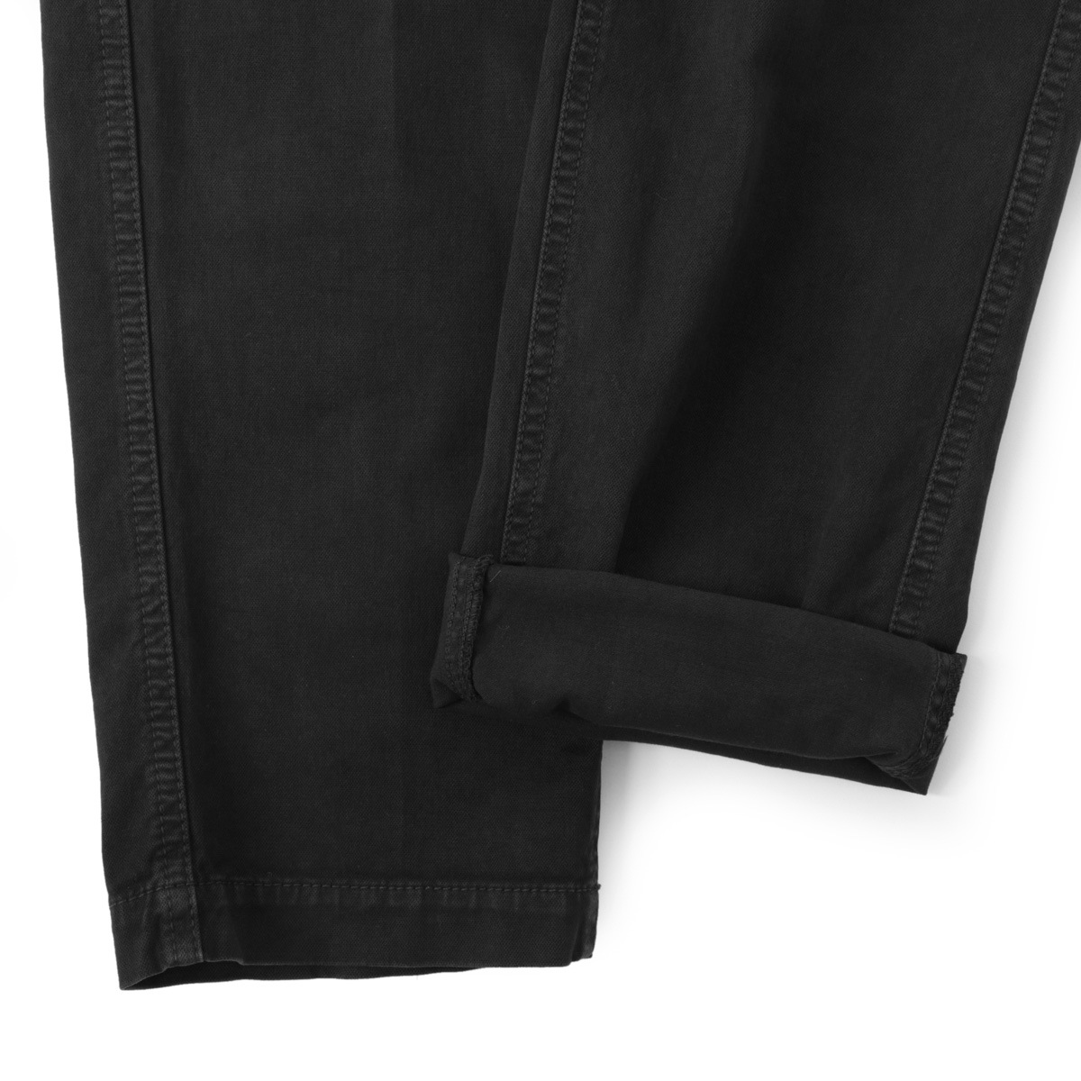 ★ストーンアイランド コットンダブルファスナーパンツ★ STONE ISLAND - STRETCH COTTON WOOL SATIN, GARMENT DYED