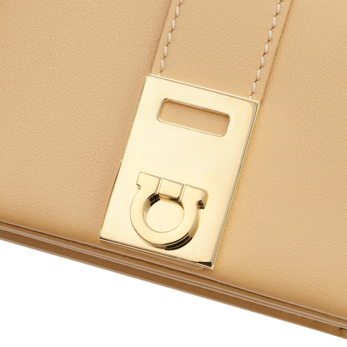 FERRAGAMO フェラガモ 2つ折り財布 小銭入れ付き/HUG BICOLOR