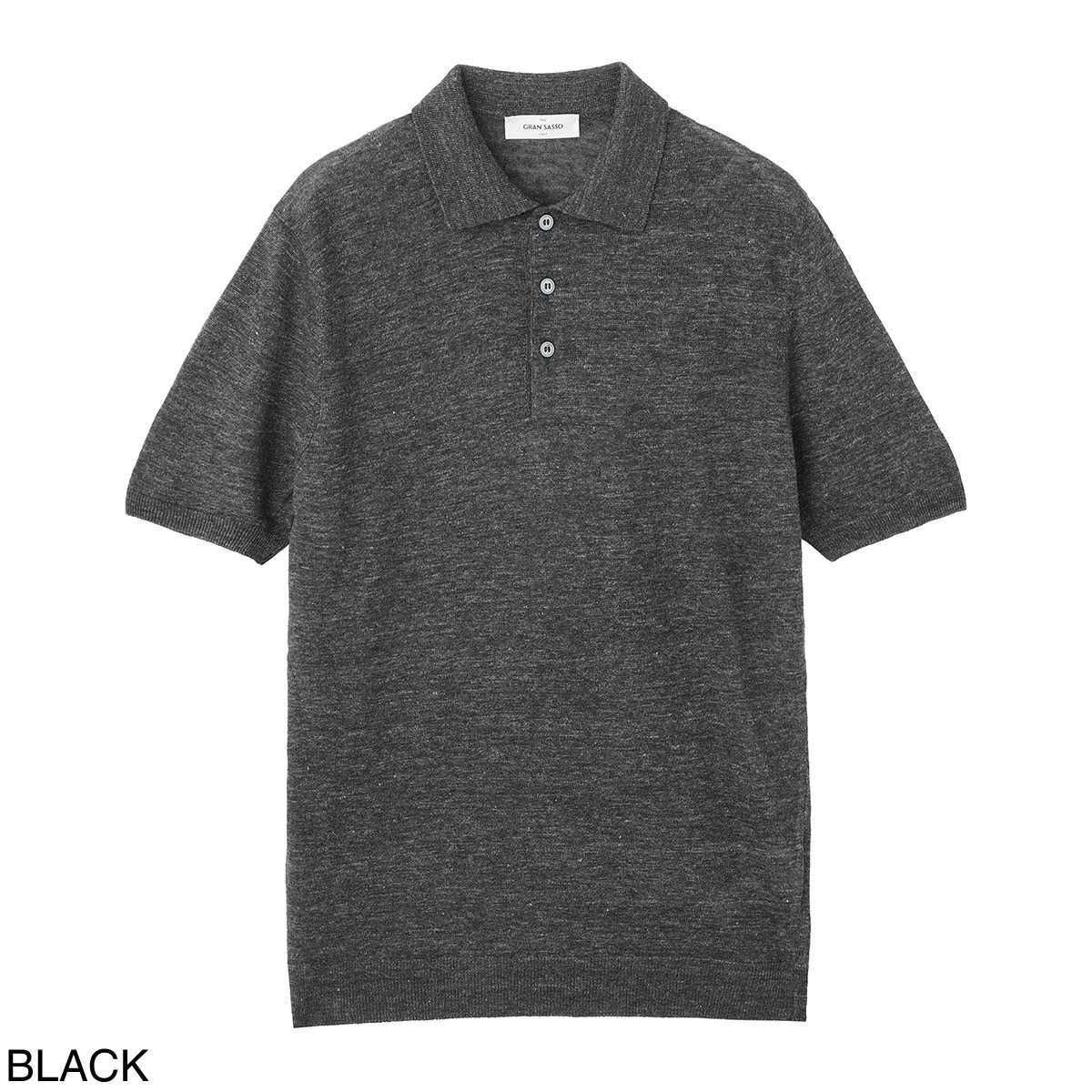 Gran Sasso グランサッソ ニットリネンポロシャツ/KNITTED LINEN POLO【大きいサイズあり】 メンズ
