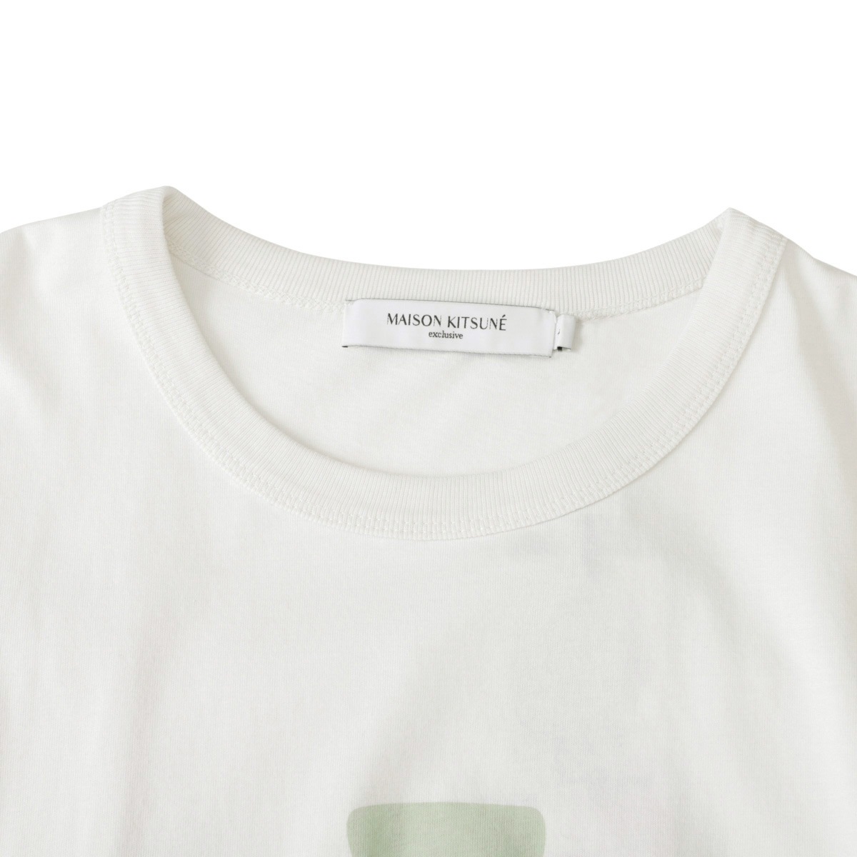 MAISON KITSUNE メゾンキツネ クルーネックTシャツ/PASTEL COMPOSITION CLASSIC TEE-SHIRT