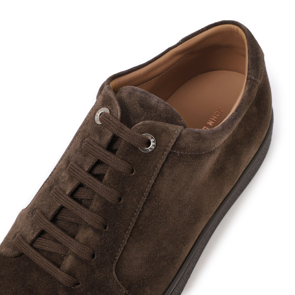 未使用 ジョンロブ MOLTON スエードスニーカー ブラック UK7 モルトン 未使用 ジョンロブ MOLTON スエードスニーカー ブラック UK7 モルトン