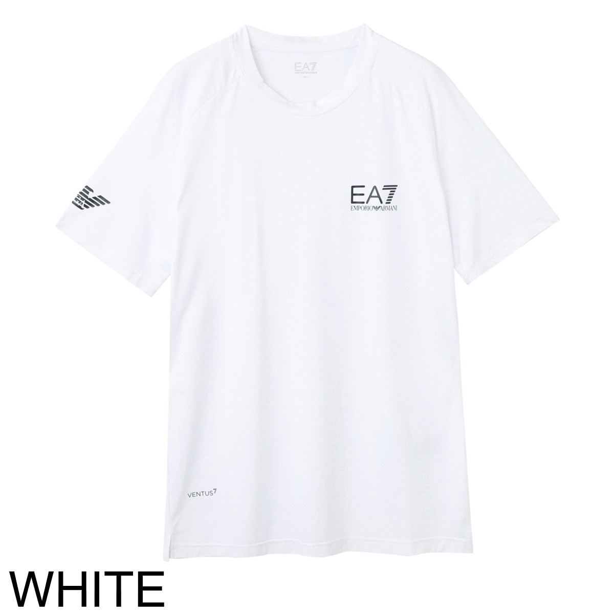 『ネコポス対応(1点まで)』EA7 EMPORIO ARMANI エンポリオアルマーニ クルーネックTシャツ メンズ