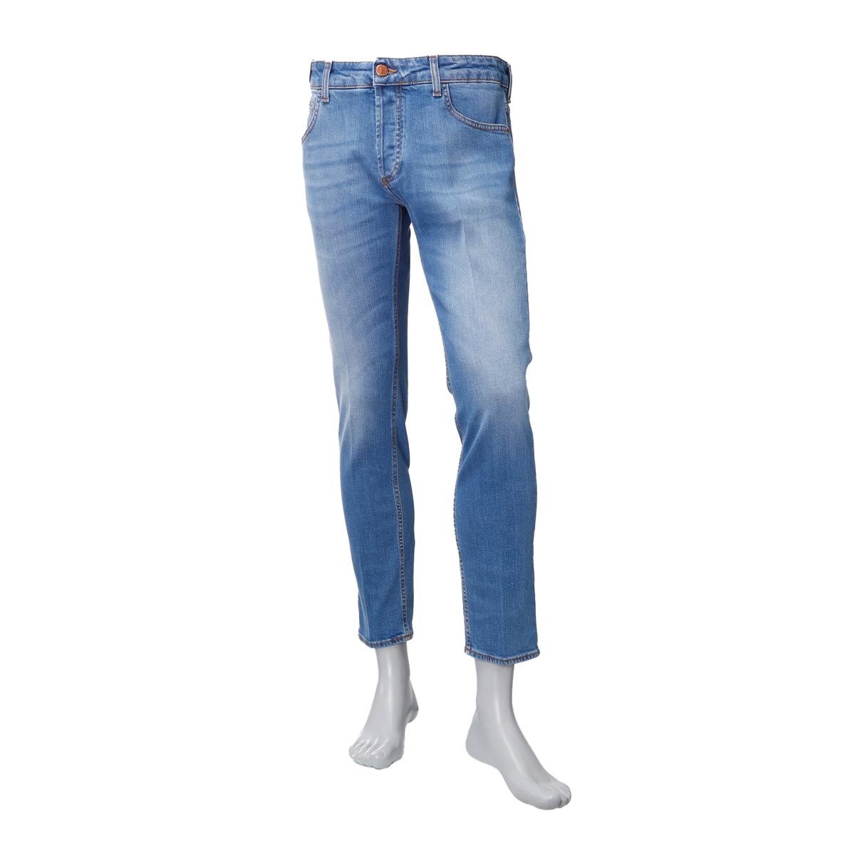 【アウトレット】entre amis アントレアミ ボタンフライジーンズ/5 TK DENIM CORTO【大きいサイズあり】 メンズ