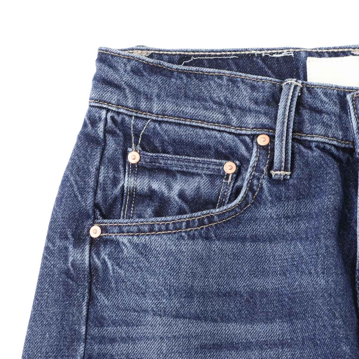 MOTHER マザー ジップフライジーンズ/THE HALF PIPE ANKLE ワイドカーブ デニムパンツ アンクル丈 レディース