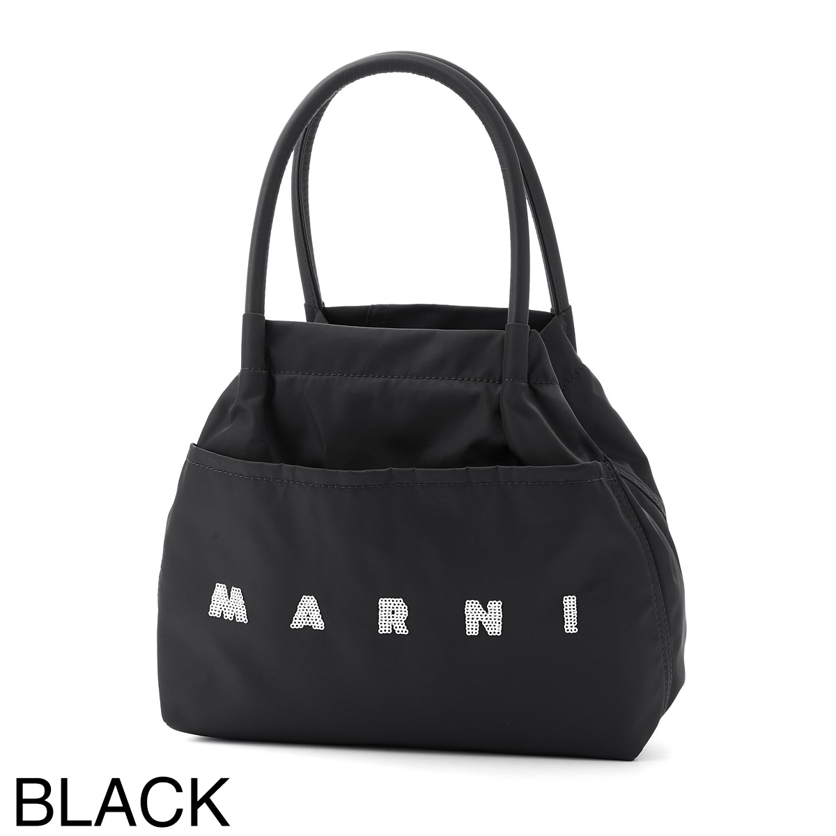 MARNI マルニ トートバッグ/KIDS キッズ ガールズ/ナイロン トートバッグ スパンコール ロゴ レディース