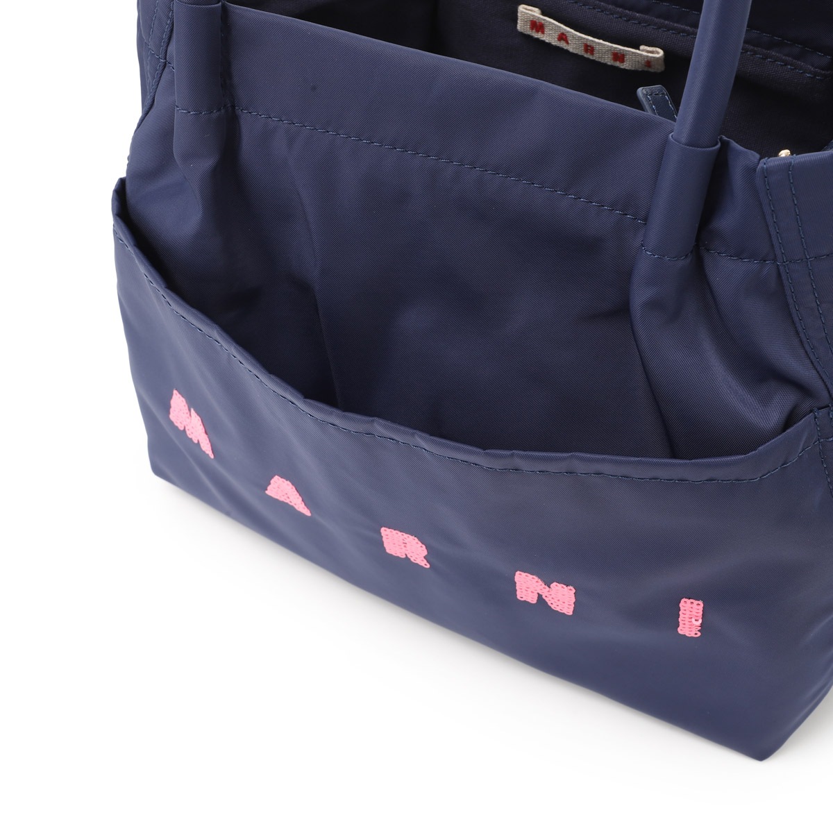MARNI マルニ トートバッグ/KIDS キッズ ガールズ/ナイロン トートバッグ スパンコール ロゴ レディース