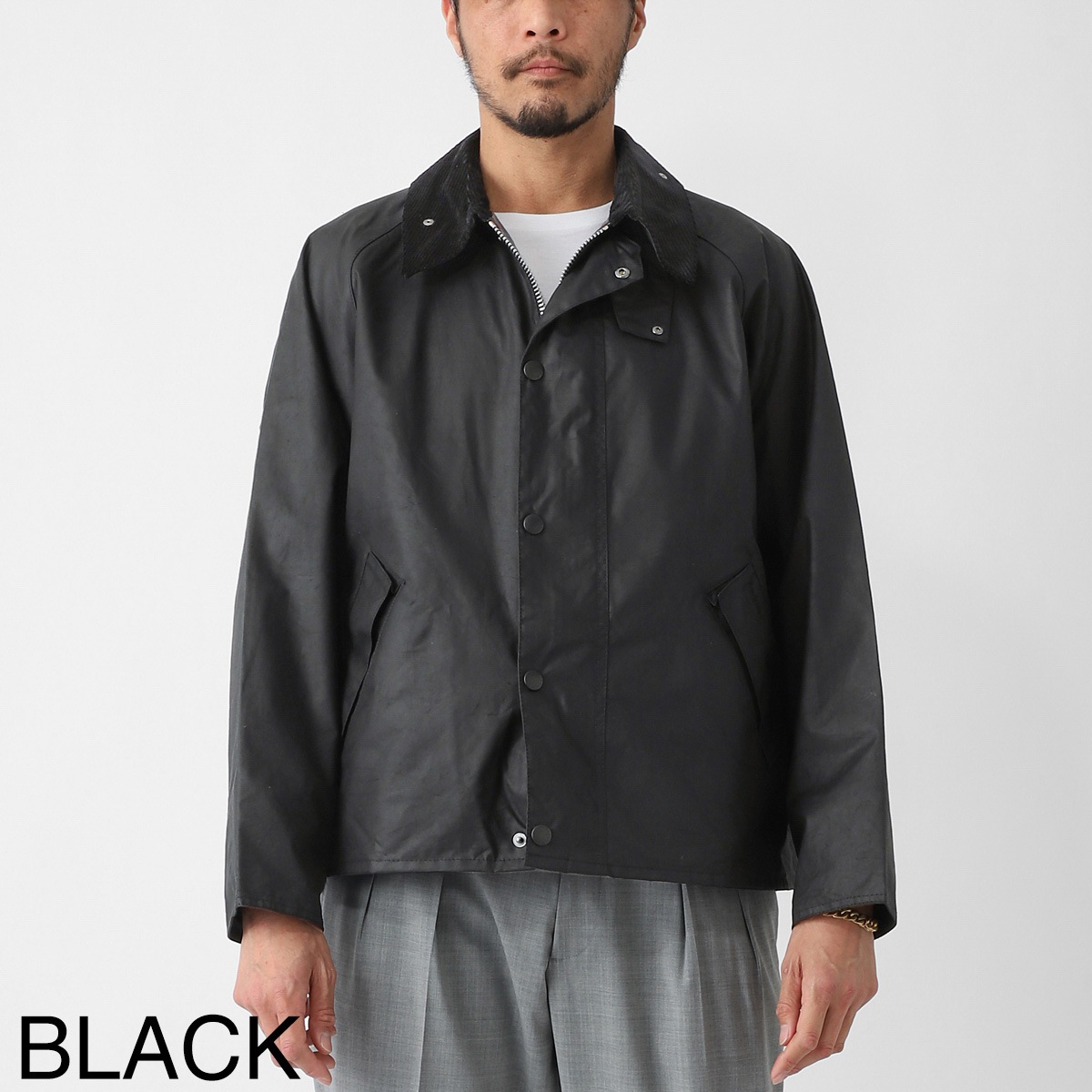 Barbour バブアー ワックスコーティング ジャケット/コーチジャケット/TRANSPORT OVERSIZED WAXED JACKET メンズ