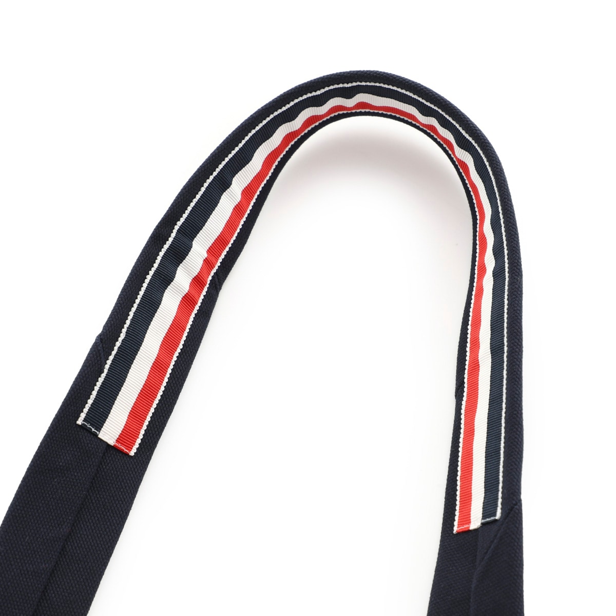 THOM BROWNE. トムブラウン ネクタイ【剣先幅:5.5cm】/CLASSIC FUNMIX TIE W/RWB ACCENT IN COTTON CANVAS メンズ