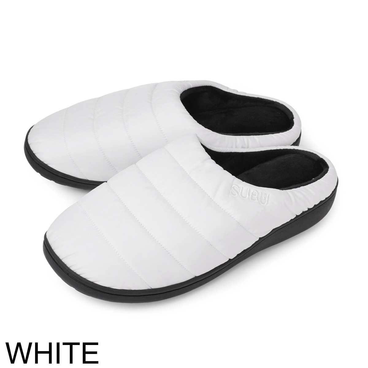 SUBUサンダル Bristol Mサイズ もこもこ 黒 FCRB x SUBU BRISTOL