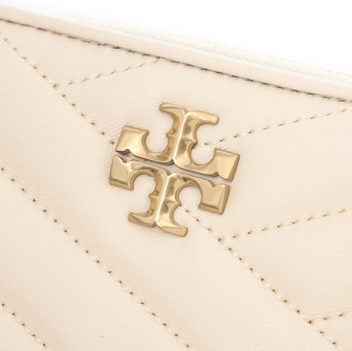 【アウトレット】TORY BURCH トリーバーチ 2つ折り財布 小銭入れ付き/KIRA CHEVRON キラ レディース