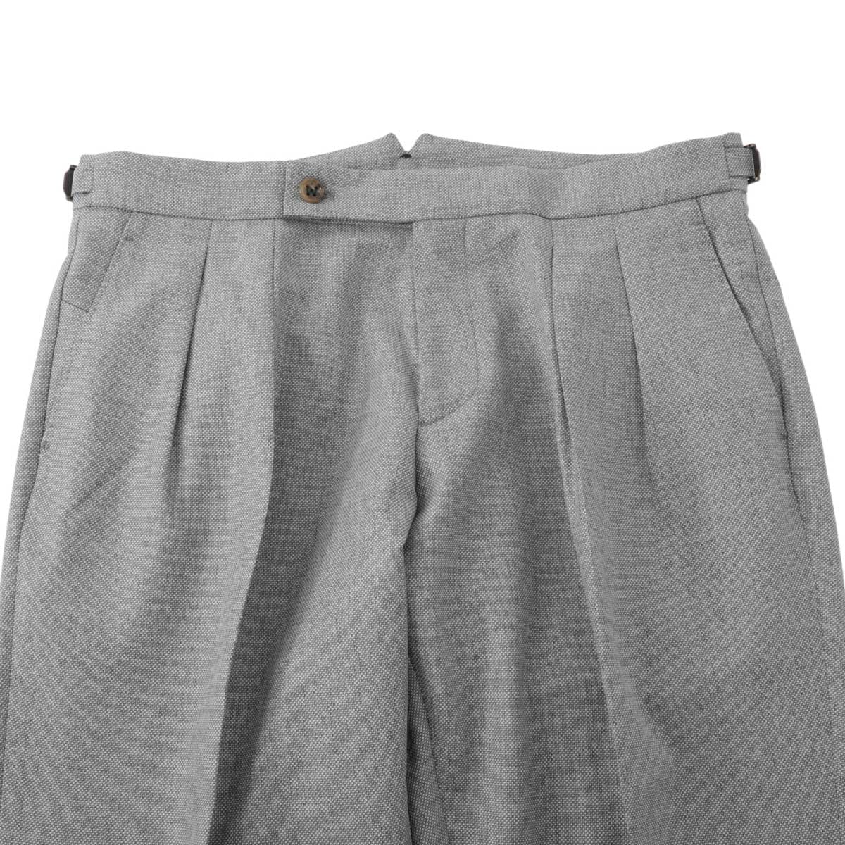 【アウトレット】【ラスト1点】BERWICH ベルウィッチ ツープリーツ スラックス/OCCHIO DI PERNICE メンズ