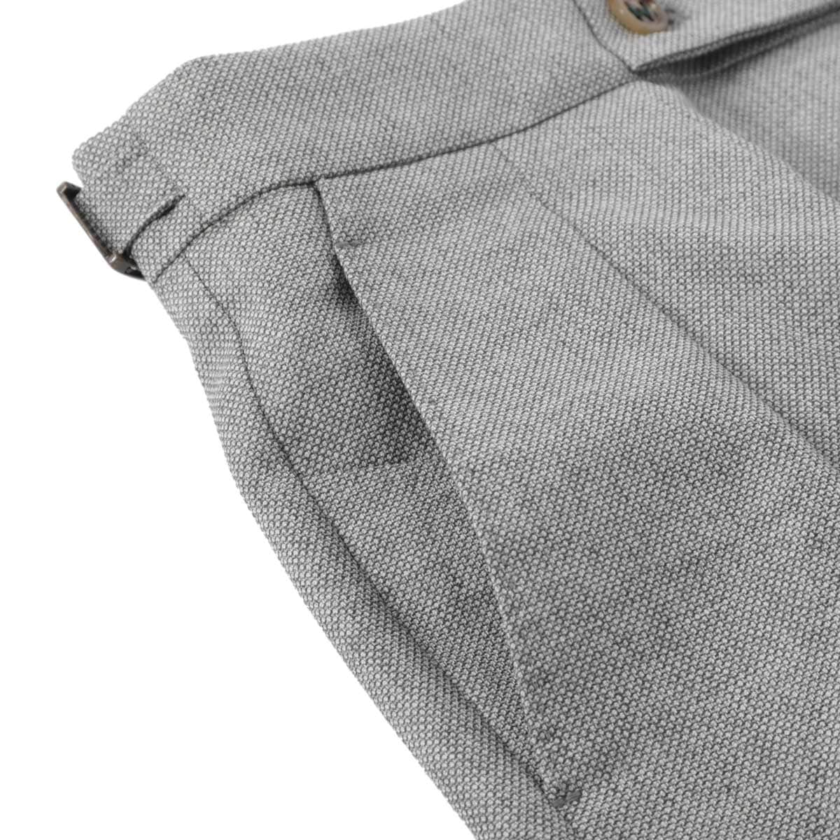 【アウトレット】【ラスト1点】BERWICH ベルウィッチ ツープリーツ スラックス/OCCHIO DI PERNICE メンズ