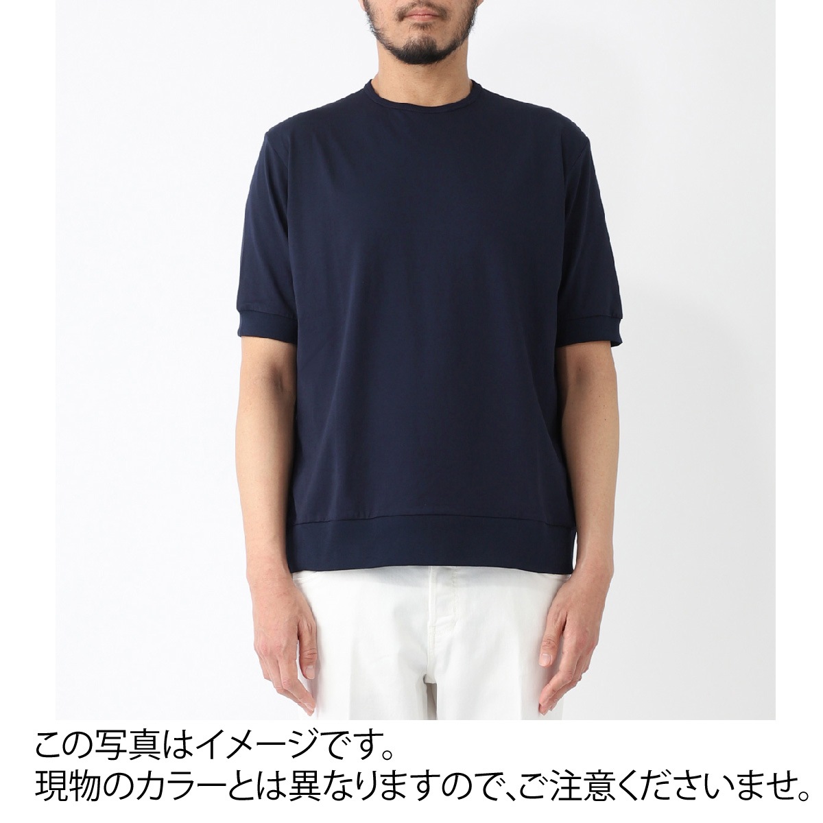 【アウトレット】【ラスト1点】『ネコポス対応(1点まで)』【訳あり】 GIAB'S ARCHIVIO ジャブス アルキヴィオ クルーネックTシャツ/GRT S【返品交換不可】 メンズ