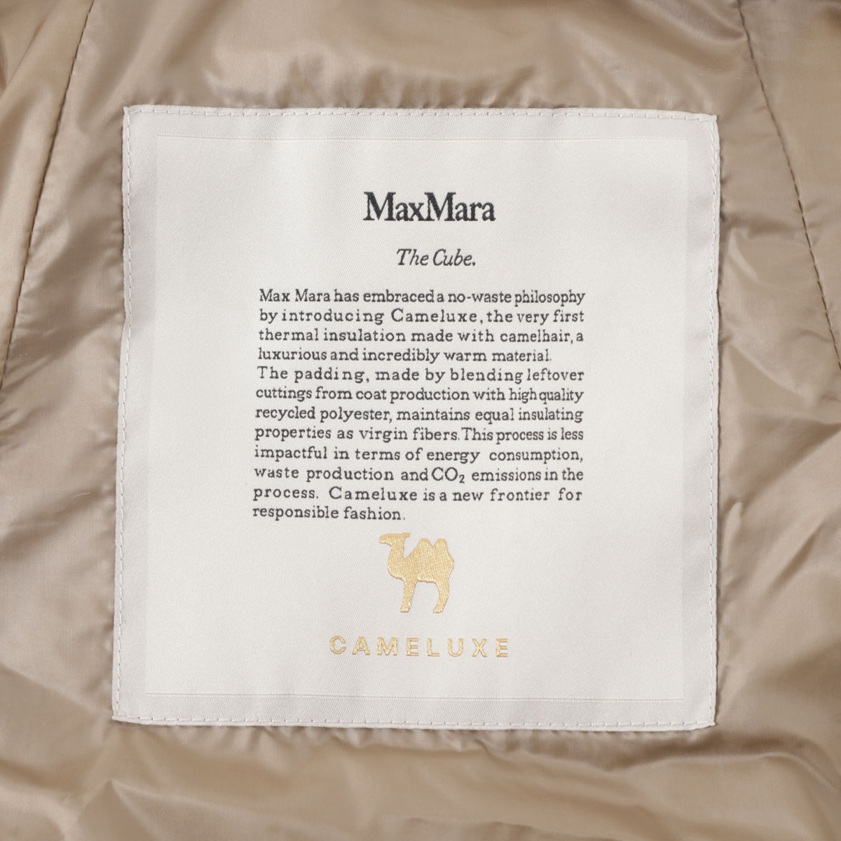 【アウトレット】MAX MARA THE CUBE マックスマーラ ザ・キューブ 中綿入り ベスト/ジレ/GREENVE【大きいサイズあり】 レディース