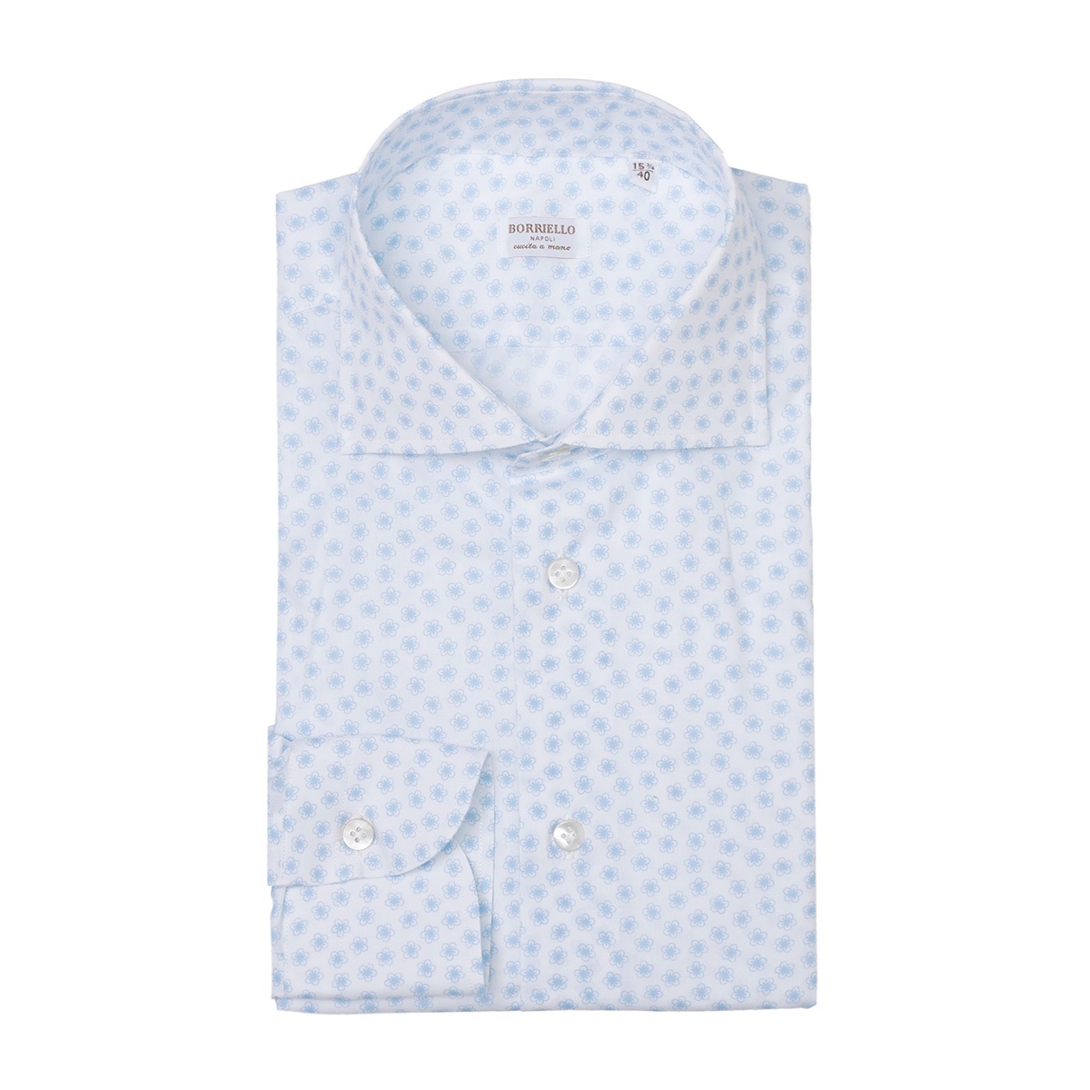 アウトレット】BORRIELLO ボリエッロ ワイドカラー リネンシャツ