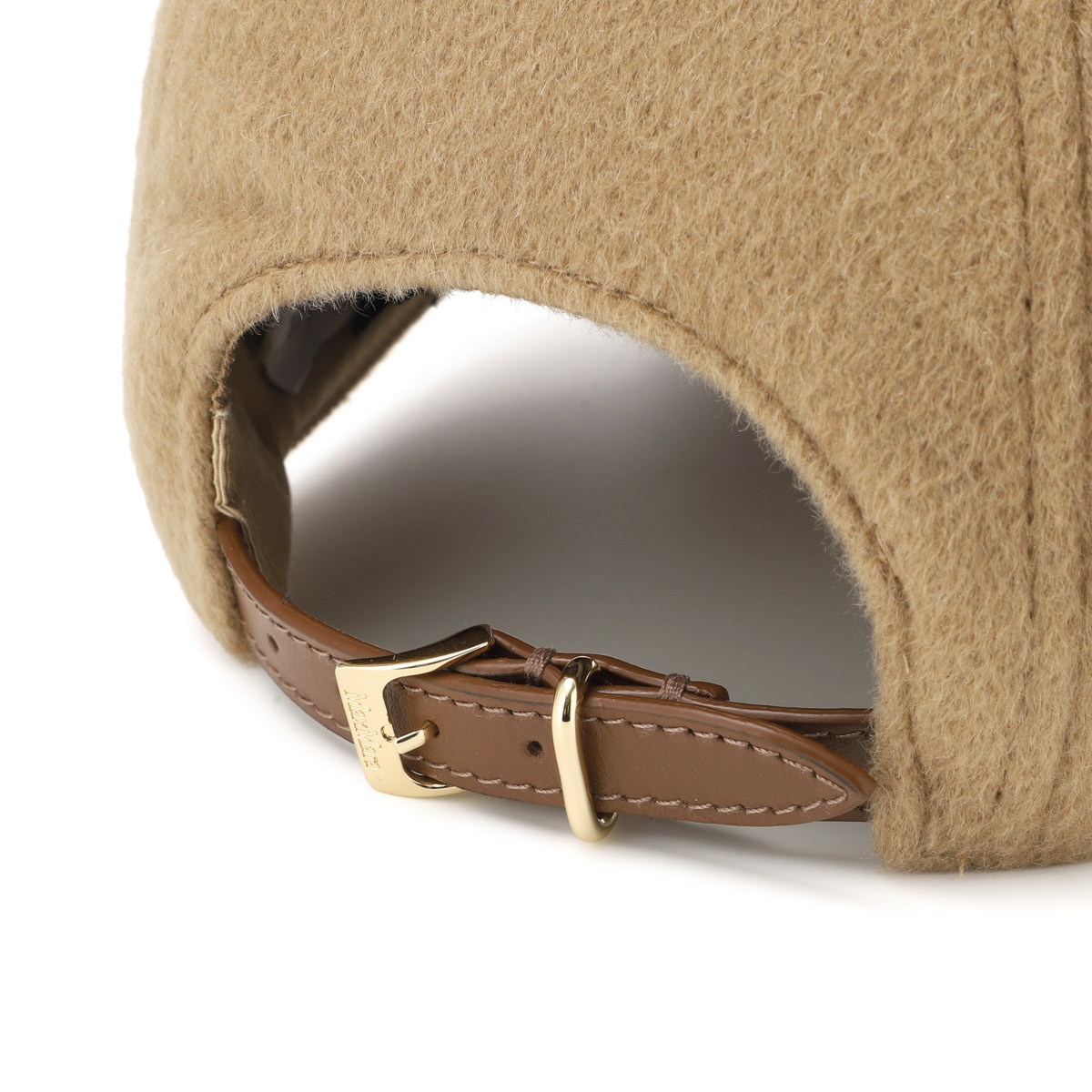 Max Mara マックスマーラ ベースボールキャップ/MXAFELTRE スエード Mロゴ レディース