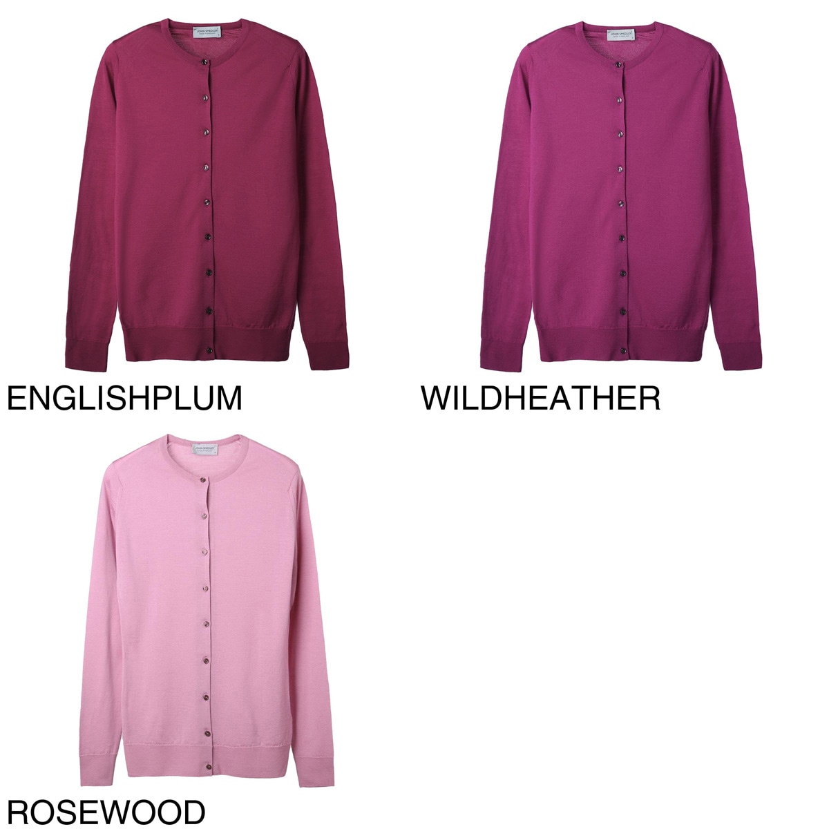 JOHN SMEDLEY ジョンスメドレー クルーネック カーディガン