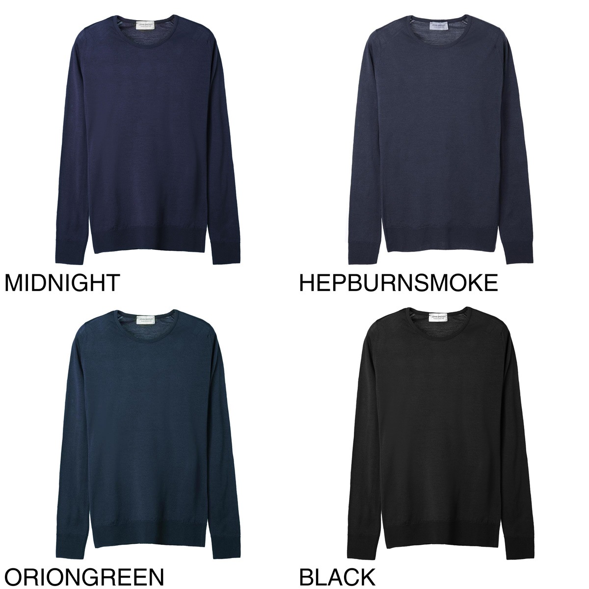 JOHN SMEDLEY ジョンスメドレー クルーネックセーター/GERANIUM エクストラファインメリノウール 30ゲージ SLIM FIT レディース