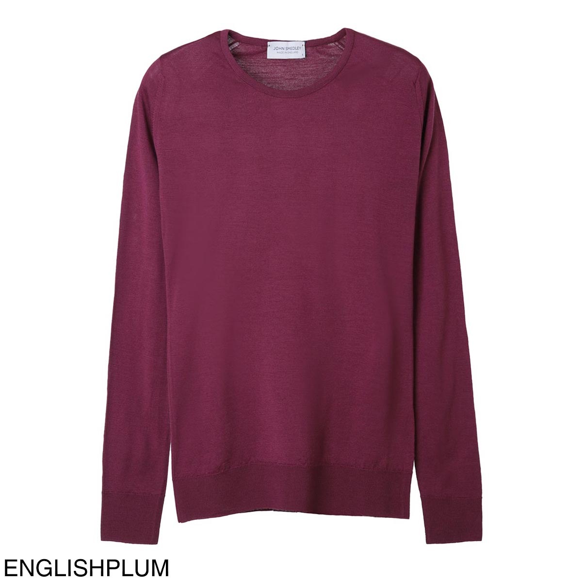 JOHN SMEDLEY ジョンスメドレー クルーネックセーター/GERANIUM エクストラファインメリノウール 30ゲージ SLIM FIT レディース