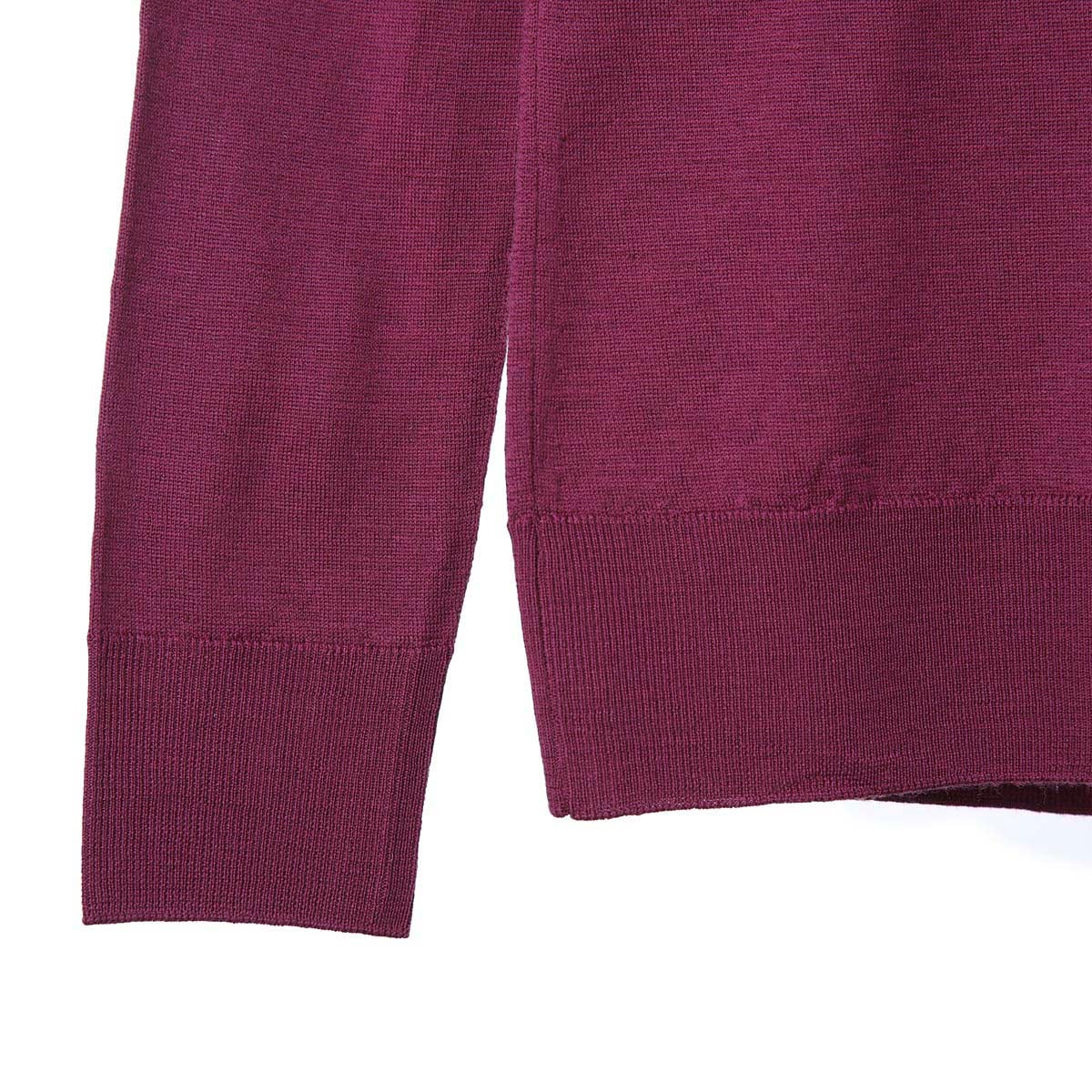 JOHN SMEDLEY ジョンスメドレー クルーネックセーター/GERANIUM エクストラファインメリノウール 30ゲージ SLIM FIT レディース