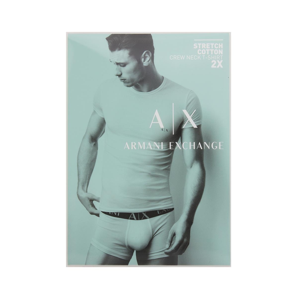 ARMANI EXCHANGE アルマーニエクスチェンジ クルーネック アンダーTシャツ 2枚セット【返品交換不可】 メンズ