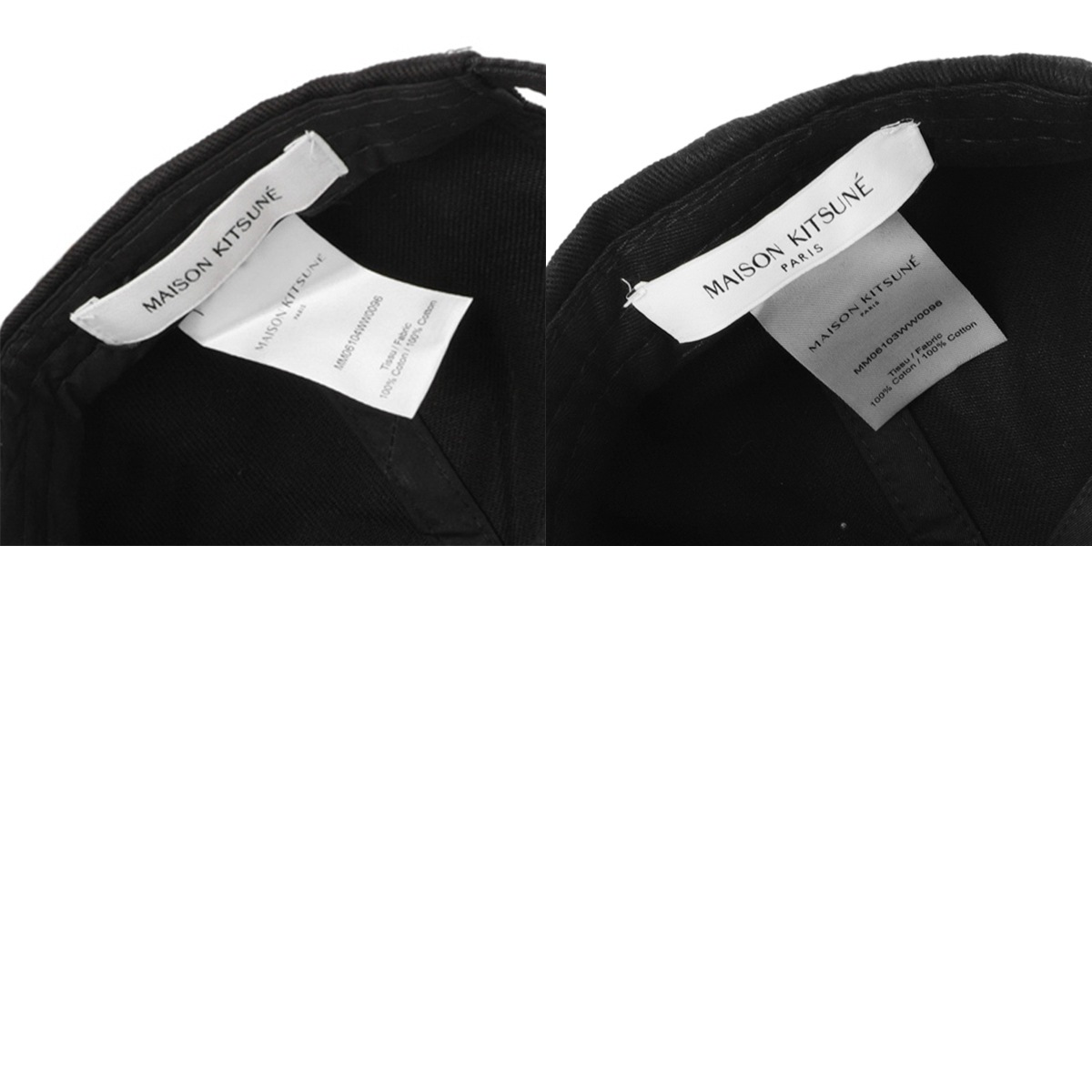 【アウトレット】MAISON KITSUNE メゾンキツネ ベースボールキャップ/6パネルキャップ メンズ