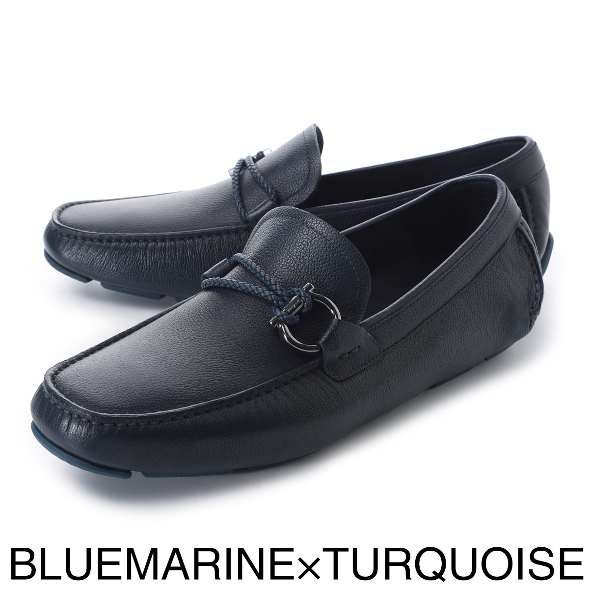 FERRAGAMO フェラガモ ドライビングシューズ/スリッポン/FRONT 4