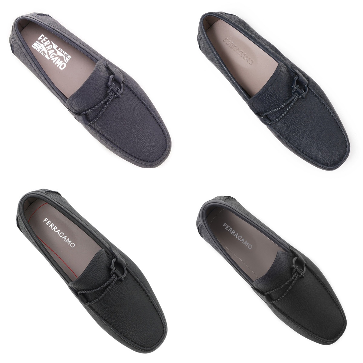 フェラガモ FERRAGAMO フェラガモ ドライビングシューズ/スリッポン/FRONT 4