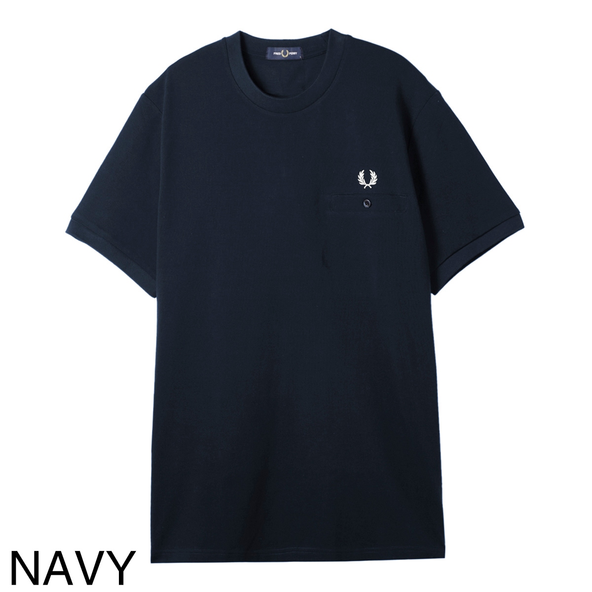 【アウトレット】FRED PERRY フレッドペリー クルーネック Tシャツ/POCKET DETAIL PIQUE T-SHIRT メンズ