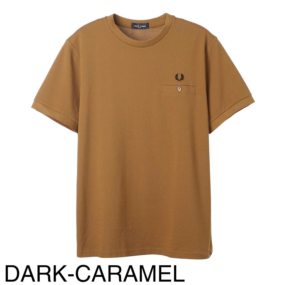 【アウトレット】FRED PERRY フレッドペリー クルーネック Tシャツ/POCKET DETAIL PIQUE T-SHIRT メンズ