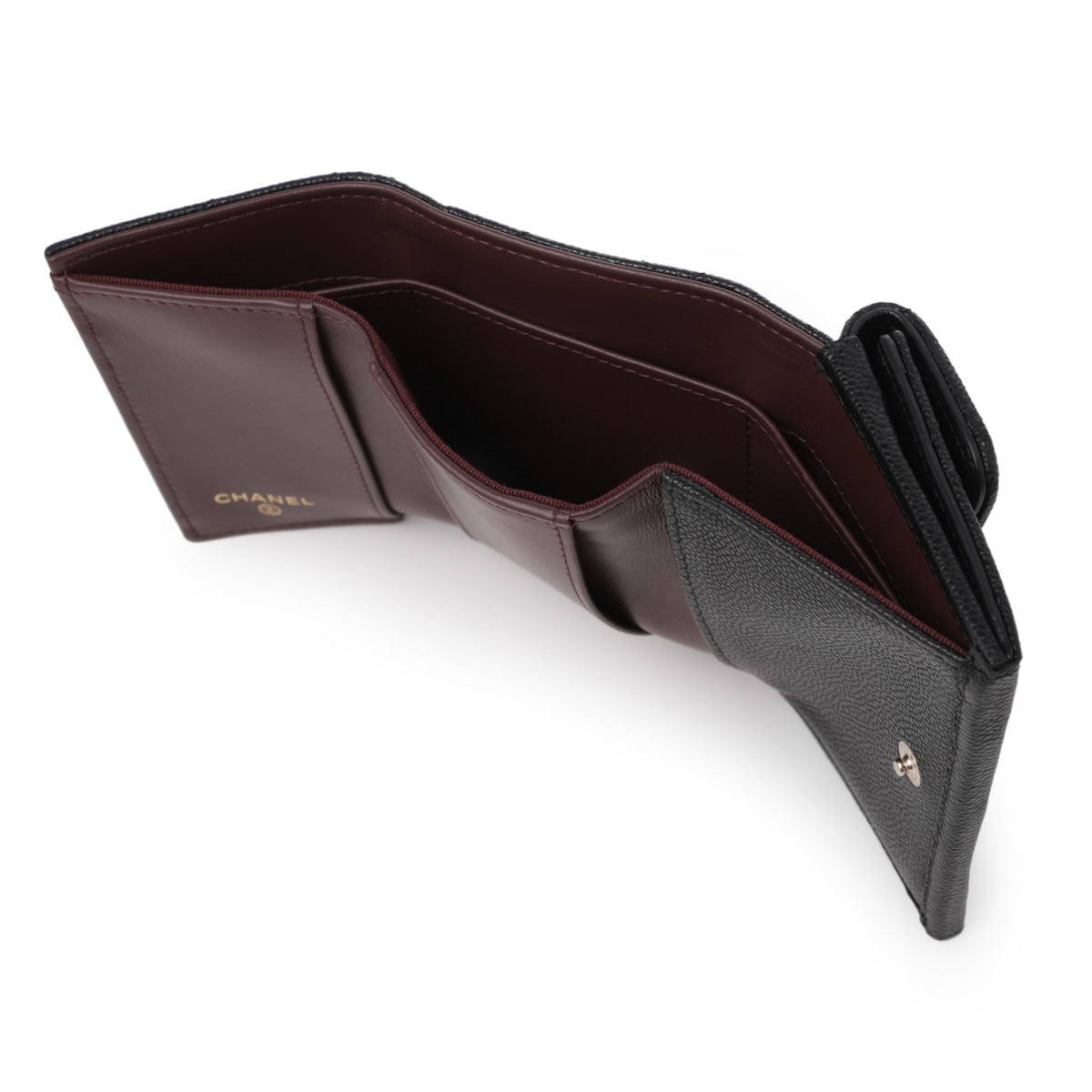 CHANEL シャネル 3つ折り財布 小銭入れ付き/コンパクトウォレット
