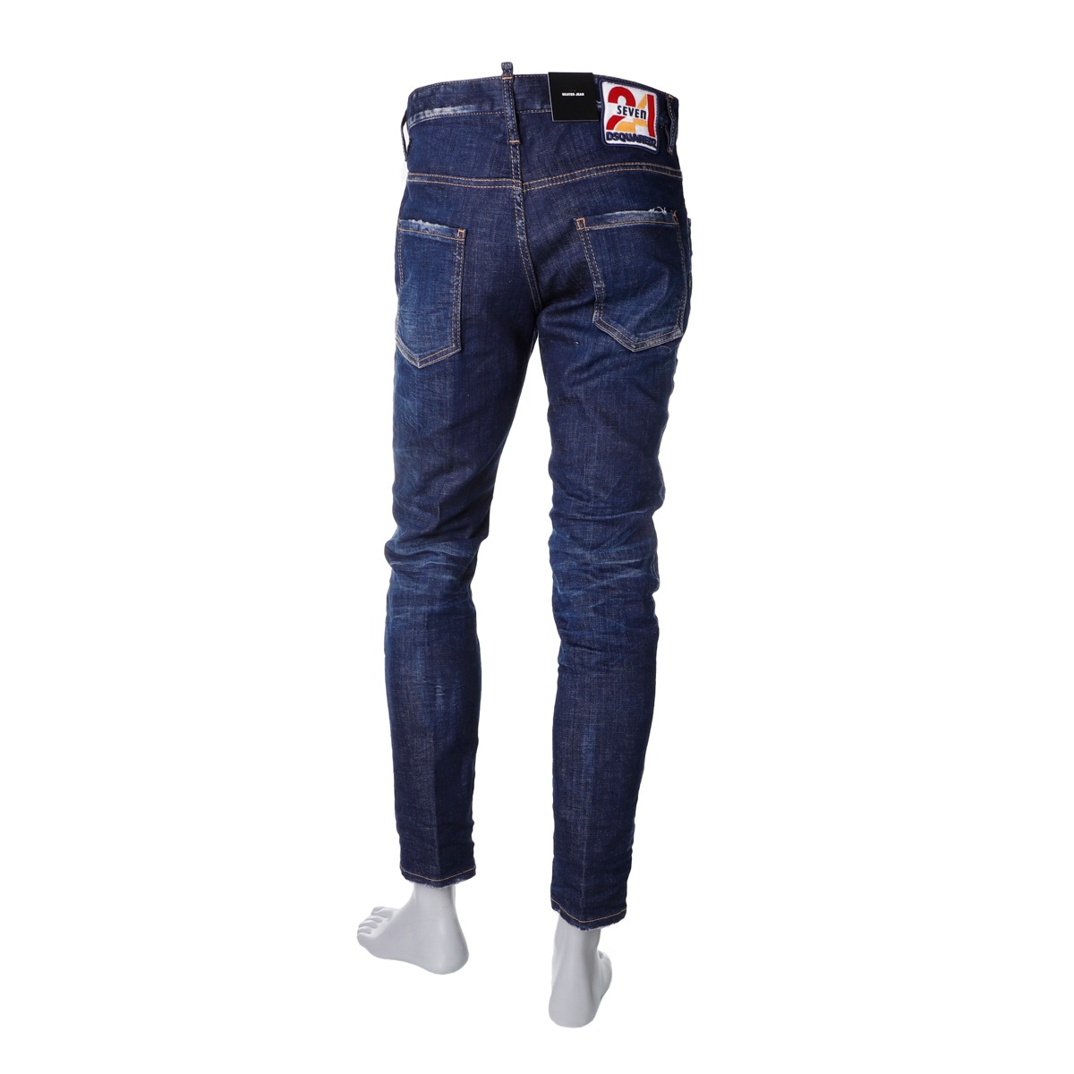 【決算SALE】【アウトレット】DSQUARED2 ディースクエアード ボタンフライジーンズ/24SEVEN SKATER JEAN メンズ