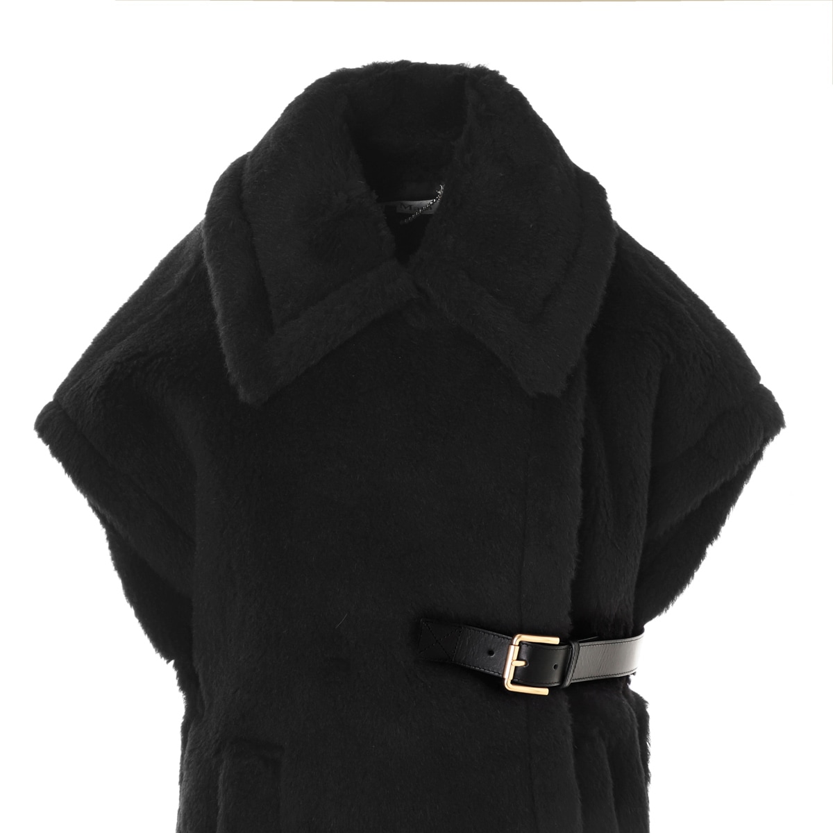 Max Mara マックスマーラ ケープ/ポンチョ/NEWABAVO1 ニューアバボ テディベア ケープ ファー ボア レディース