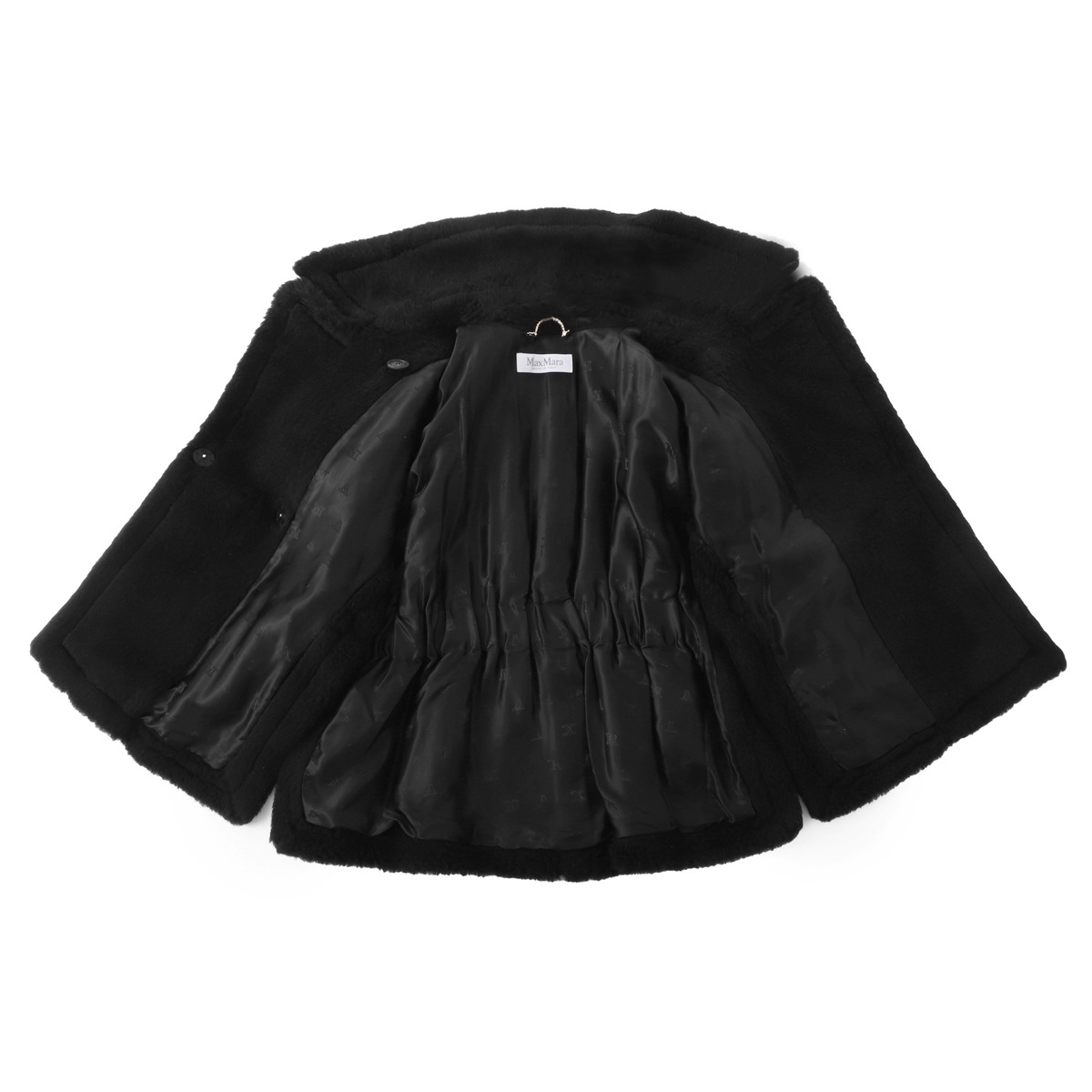 Max Mara マックスマーラ ケープ/ポンチョ/NEWABAVO1 ニューアバボ テディベア ケープ ファー ボア レディース
