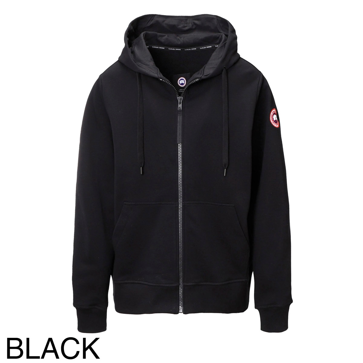 【カナダグース】黒☆柔らかな着心地 一日中快適 Huron Hoody CANADA GOOSE カナダグース ジップアップパーカ/HURON FULL ZIP