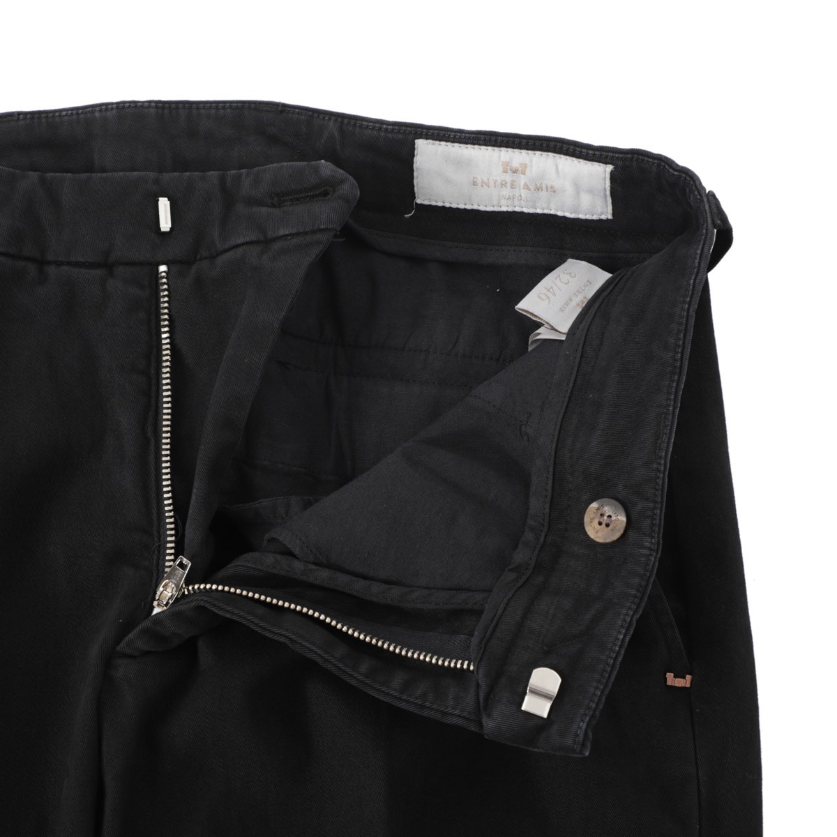 entre amis アントレアミ ジップフライパンツ/コットンパンツ/TK AMERICA SLIM メンズ