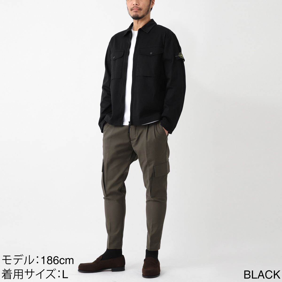 STONE ISLAND ストーンアイランド シャツジャケット/1200128 ORGANIC