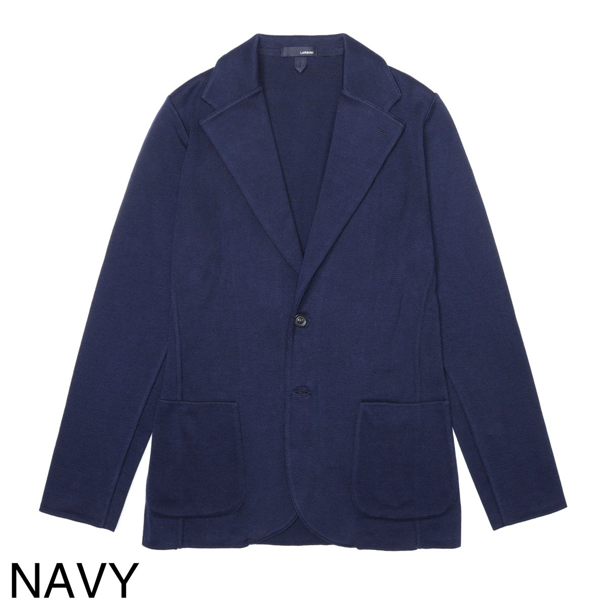 LARDINI ラルディーニ 2つボタン ニットジャケット メンズ | メンズ