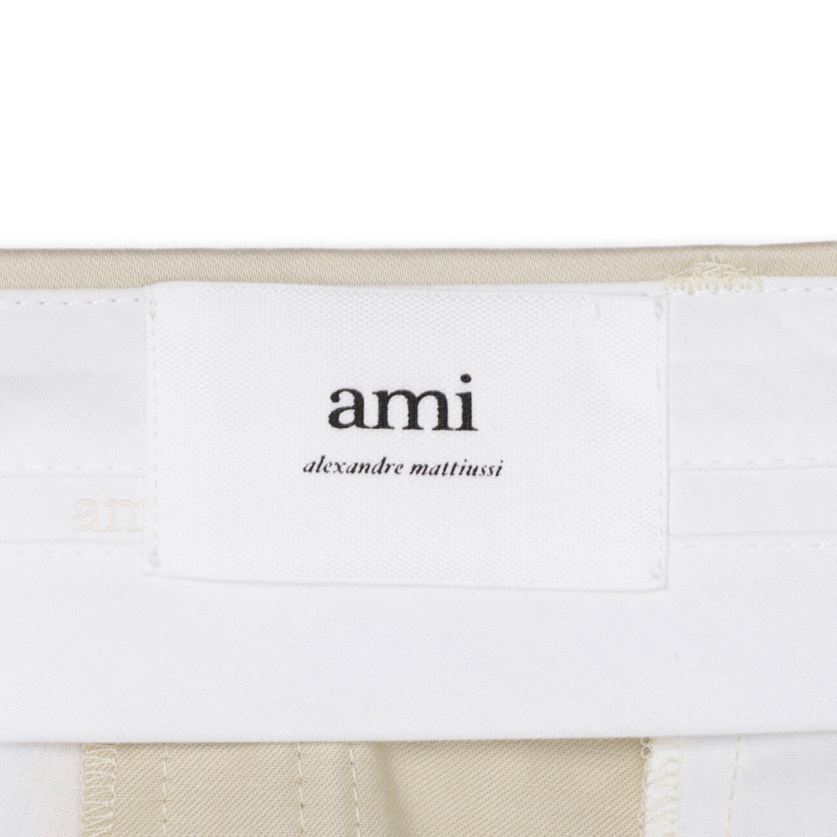 【アウトレット】AMI アミ コットンパンツ/ワイドパンツ/WIDE CARROT FIT TROUSERS レディース