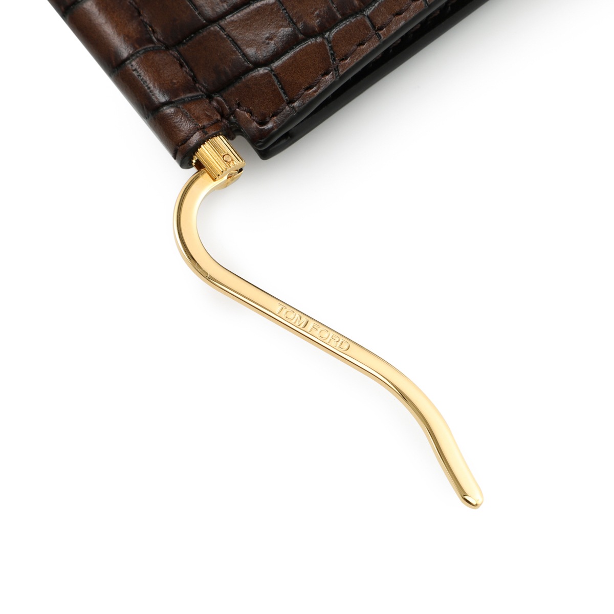 TOM FORD ブラウン マネークリップ TOM FORD ブラウン マネークリップ TOM FORD ブラウン