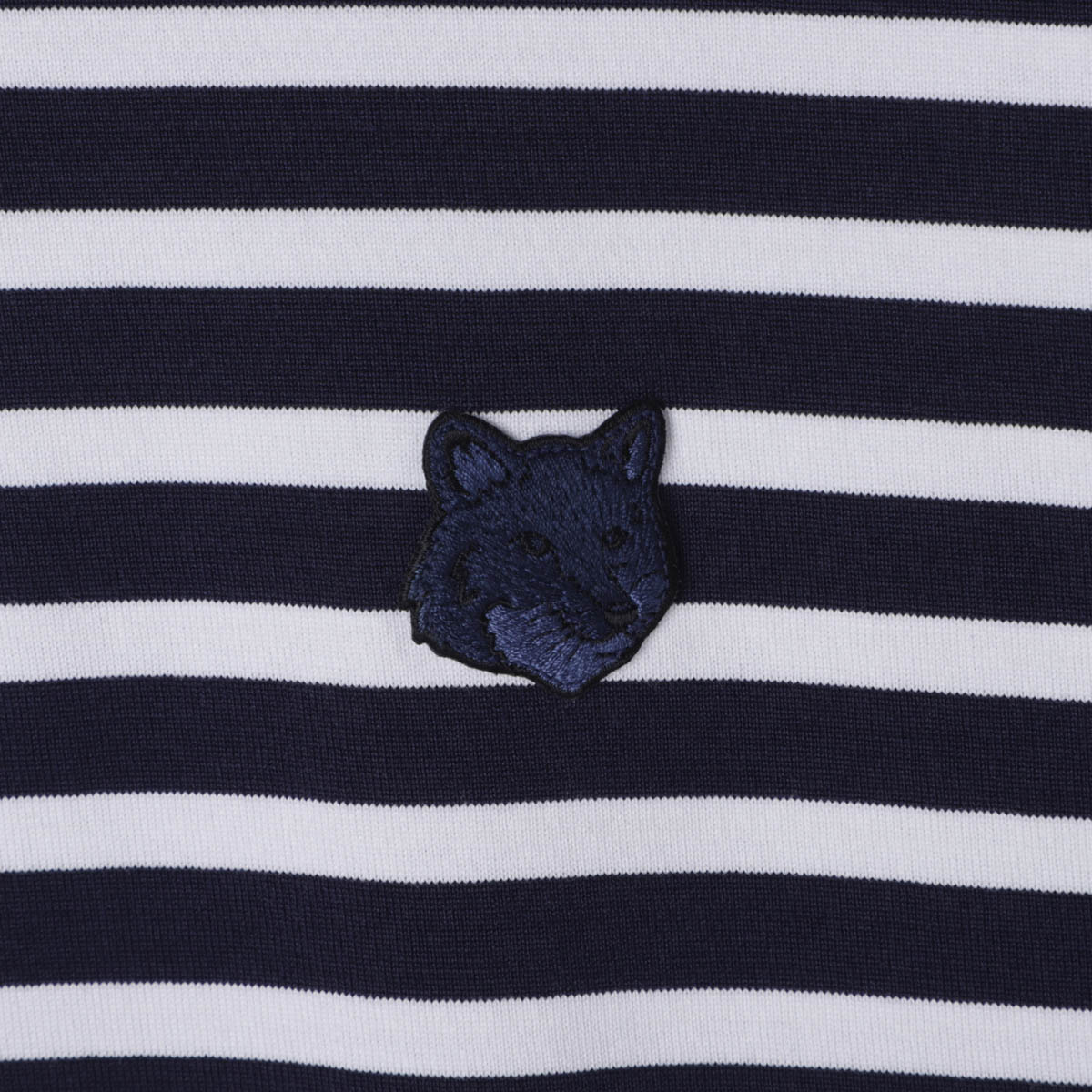 MAISON KITSUNE メゾンキツネ クルーネック 長袖Tシャツ/BOLD FOX HEAD PATCH COMFORT MARIN TEE-SHIRT メンズ