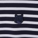 MAISON KITSUNE メゾンキツネ クルーネック 長袖Tシャツ/BOLD FOX HEAD PATCH COMFORT MARIN TEE-SHIRT メンズ