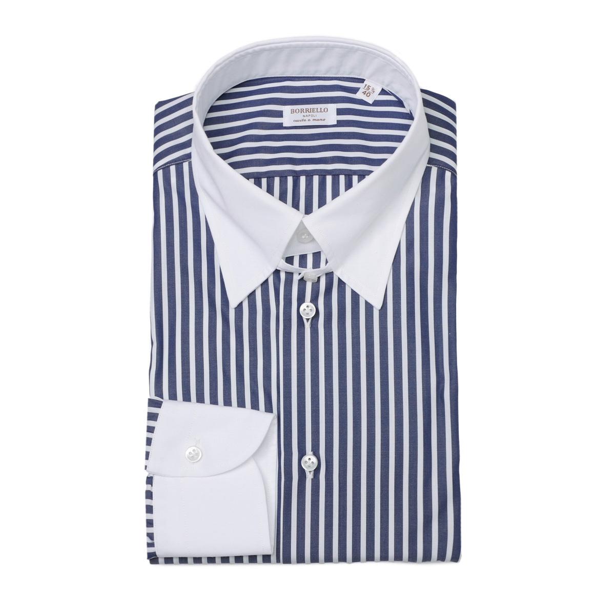 アウトレット】BORRIELLO ボリエッロ タブカラーシャツ/TAB SLIM FIT