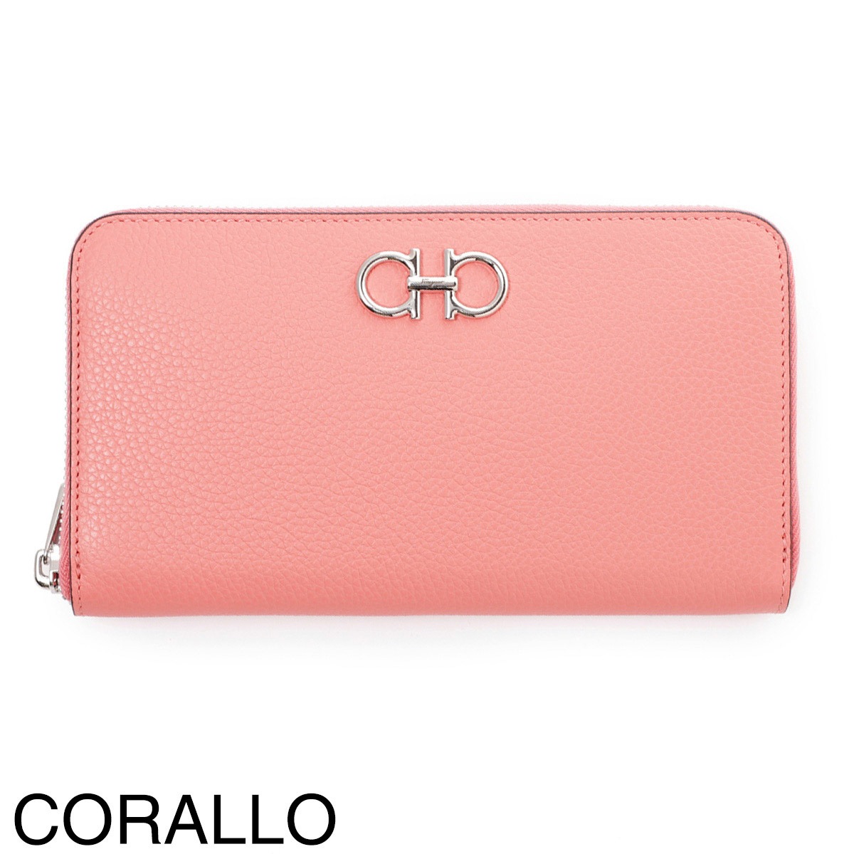 FERRAGAMO フェラガモ ラウンドファスナー長財布/ロングウォレット レディース