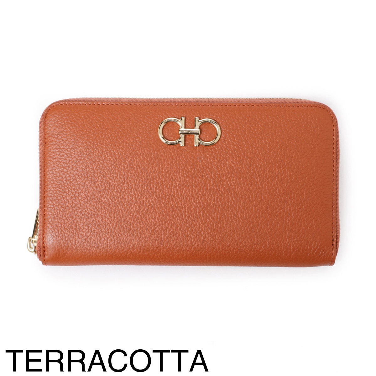 FERRAGAMO フェラガモ ラウンドファスナー長財布/ロングウォレット レディース