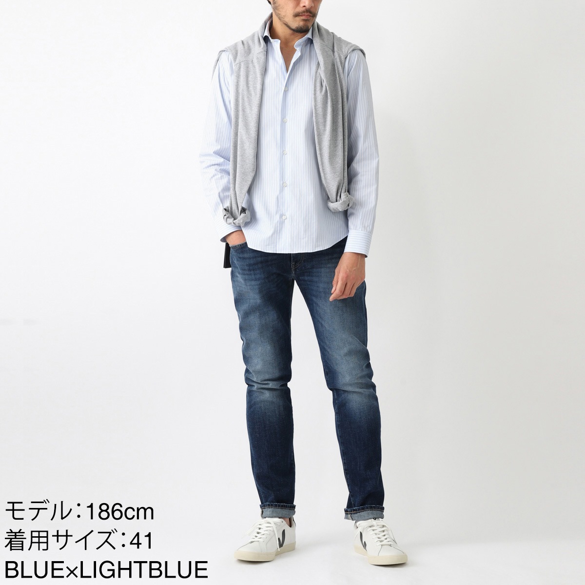 DASE デイズ ホリゾンタルカラー シャツ/総柄シャツ メンズ | メンズ