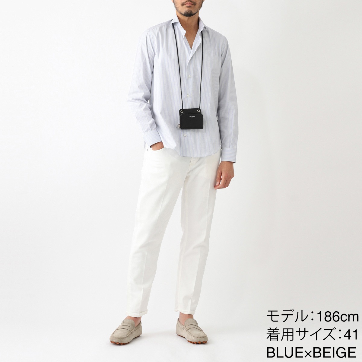 DASE デイズ ホリゾンタルカラー シャツ/総柄シャツ メンズ | メンズ