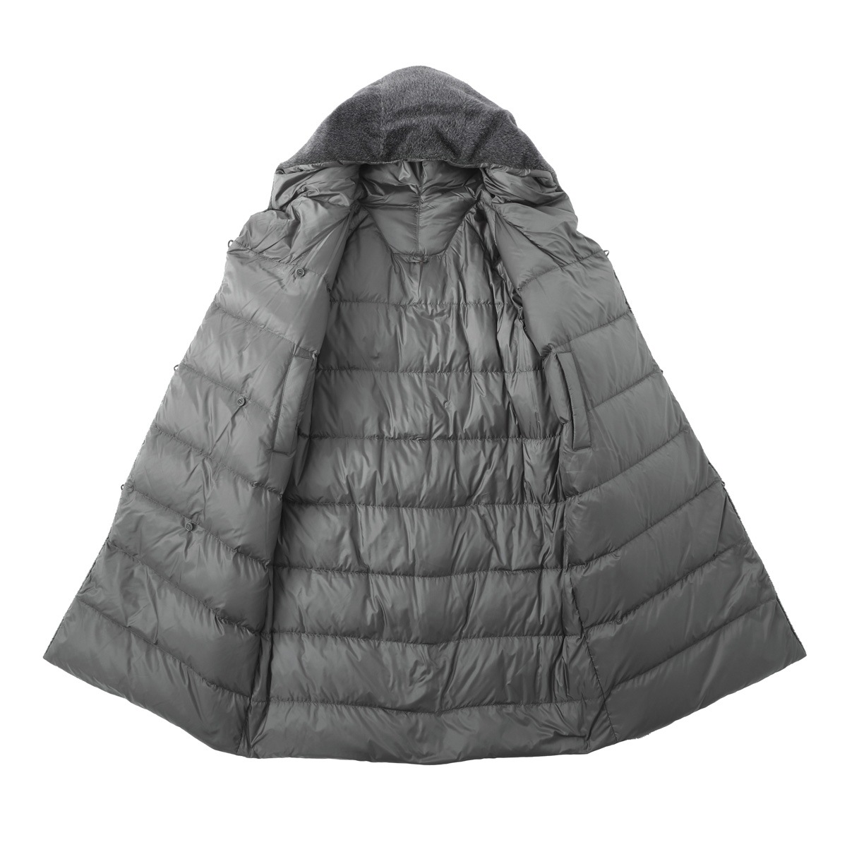 【アウトレット】【ラスト1点】MAX MARA THE CUBE マックスマーラ ザ・キューブ ダウンコート/ORION アルパカ ウール リバーシブル ロング【大きいサイズあり】 レディース